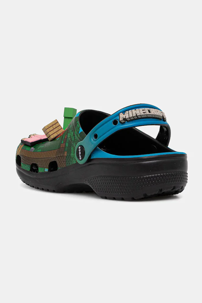 Crocs Чехли Classic Minecraft Clog в зелено 210829-90H