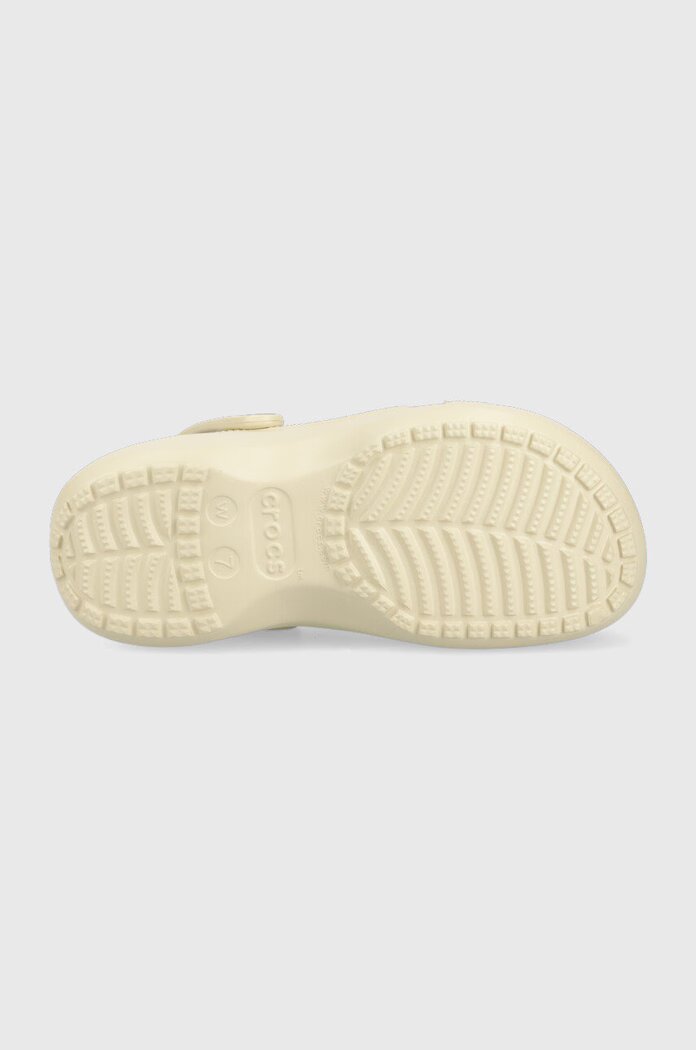Crocs Чехли Classic Platform Clog Classic Platform Clog W в бежово с платформа 206750