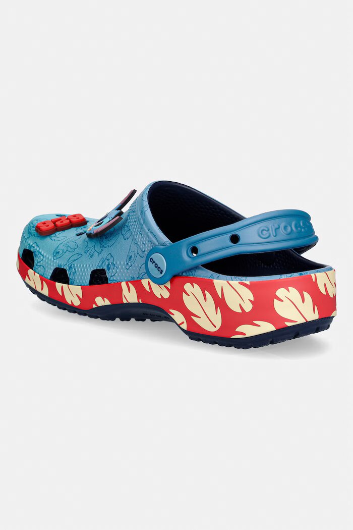 Crocs чехли Classic Stitch Multi Clog сини 213006