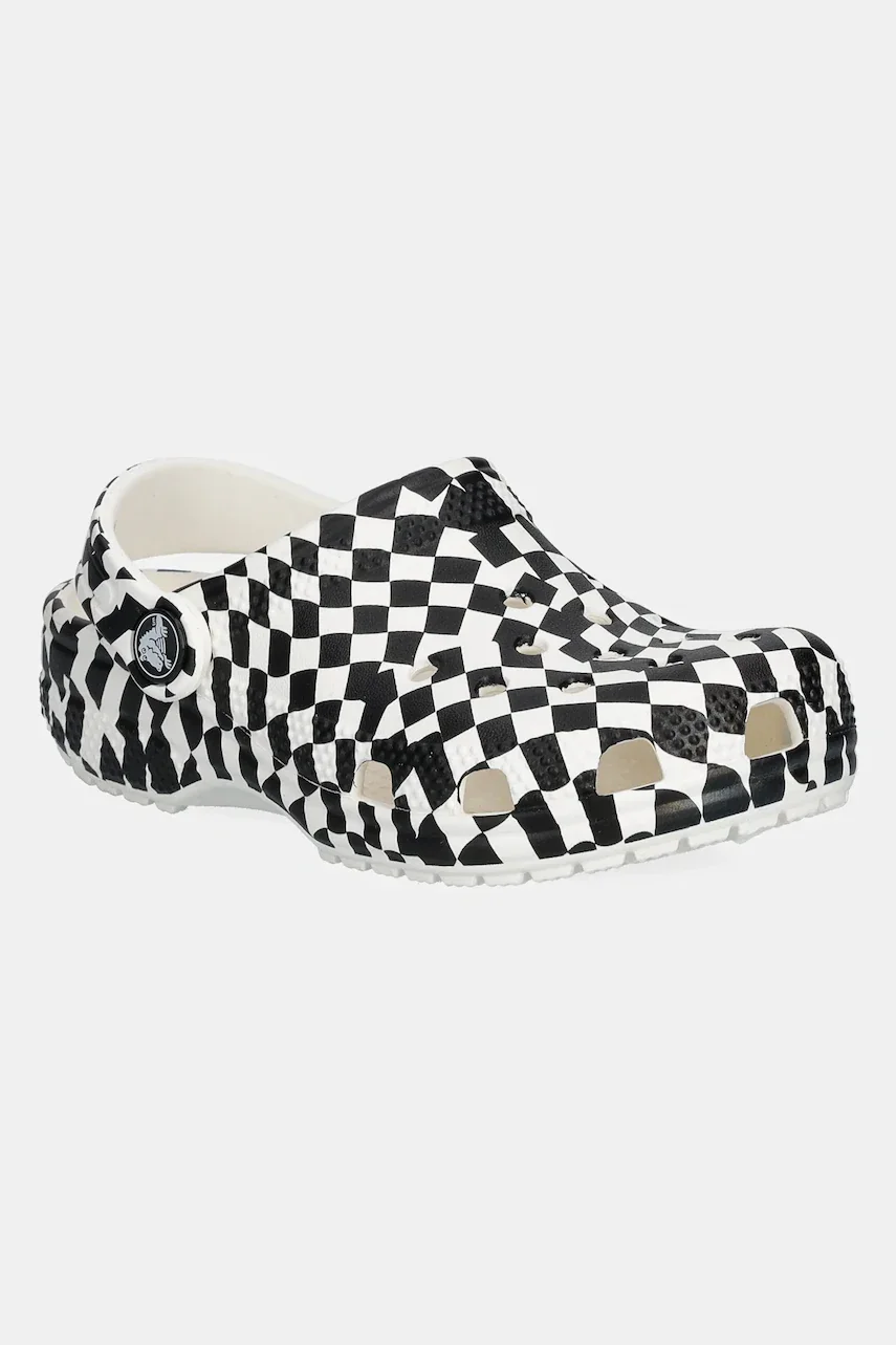 Crocs Чехли CLASSIC WARPED CHECKER CLOG KIDS