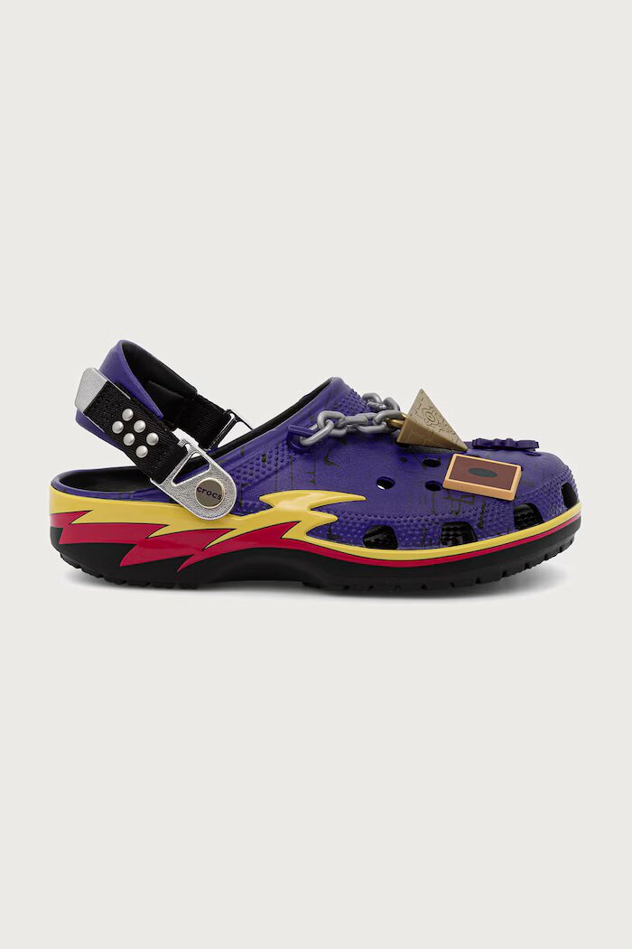 Crocs чехли Classic Yugi Oh Yugi Clog виолетови 213589