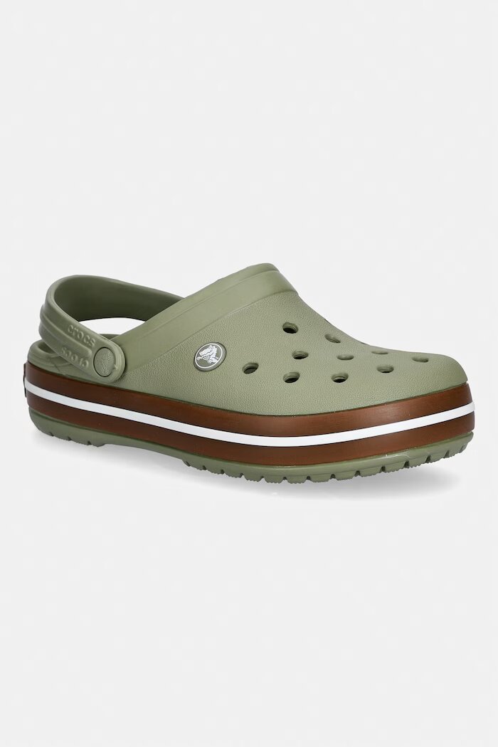 Crocs чехли Crocband Gum Clog зелени 212756