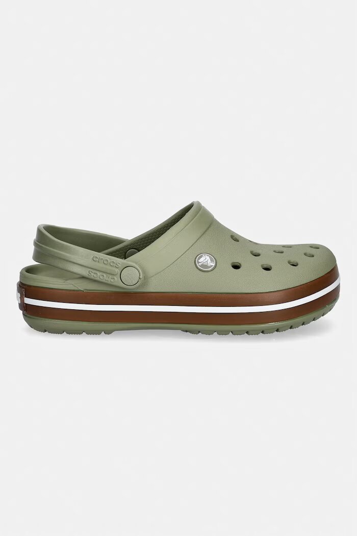 Crocs чехли Crocband Gum Clog зелени 212756