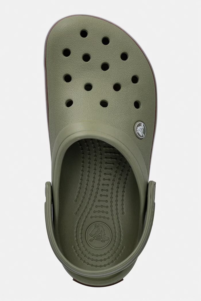 Crocs чехли Crocband Gum Clog зелени 212756