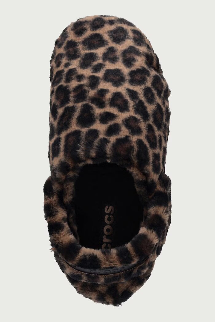 Crocs чехли дамски Classic Unfurgetabble Animal Clog кафяви 212002