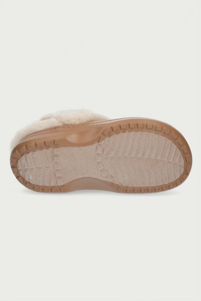 Crocs чехли дамски Classic Unfurgettable Suede Clog бежови 212106