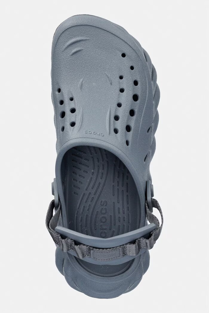 Crocs чехли Echo Clog сиви 207937