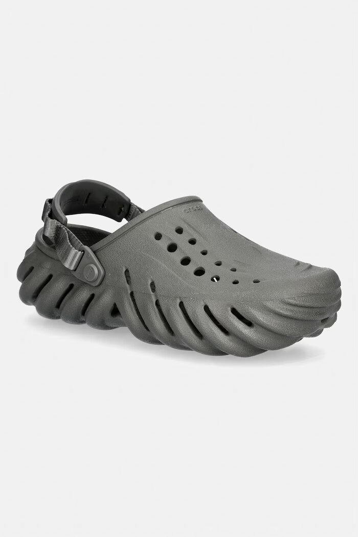 Crocs чехли Echo Clog зелени 207937