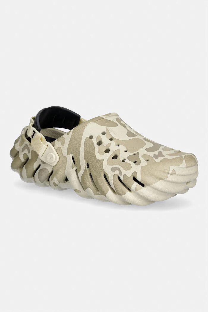 Crocs чехли Echo Duck Camo Clog бежови 211981