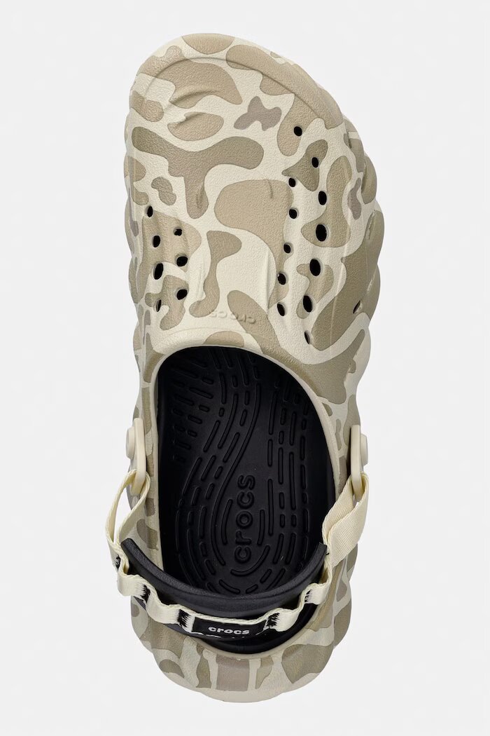 Crocs чехли Echo Duck Camo Clog бежови 211981