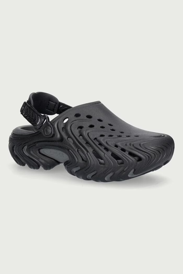 Crocs чехли Echo II Chrome Clog черни 213780