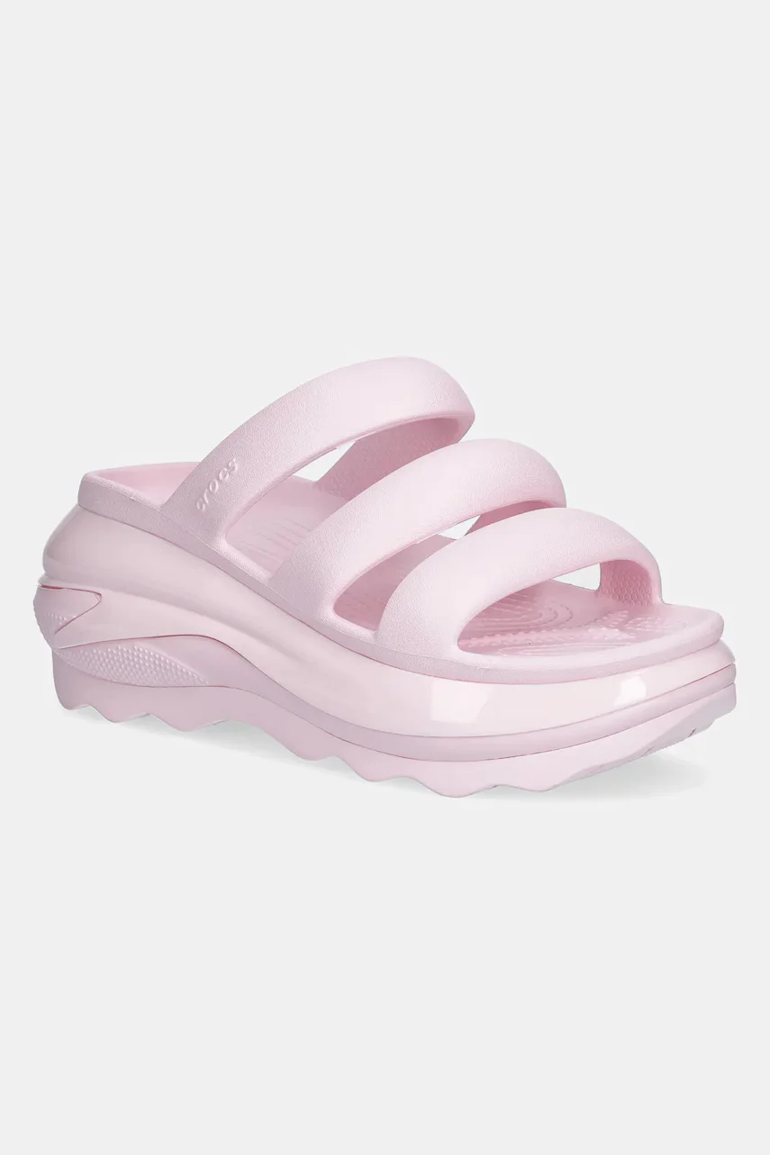 Crocs Чехли Mega Crush Tripe Strap