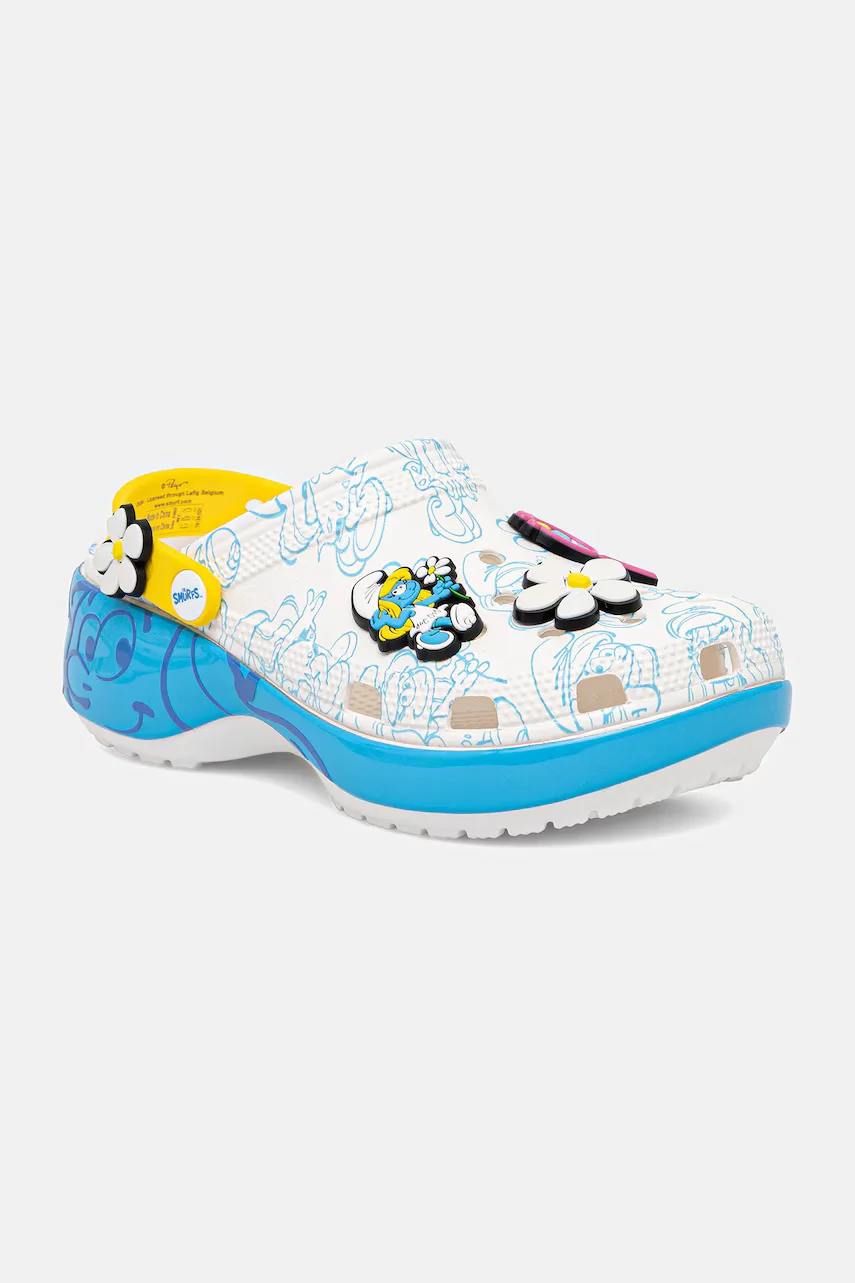 Crocs Чехли Smurfs Platform Clog W