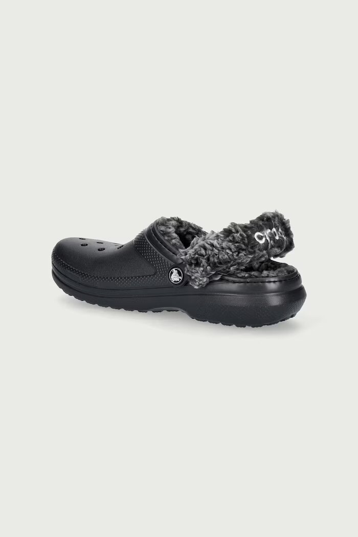 Crocs чехли за деца CLASSIC FLEECE LINED CLOG черни 212856