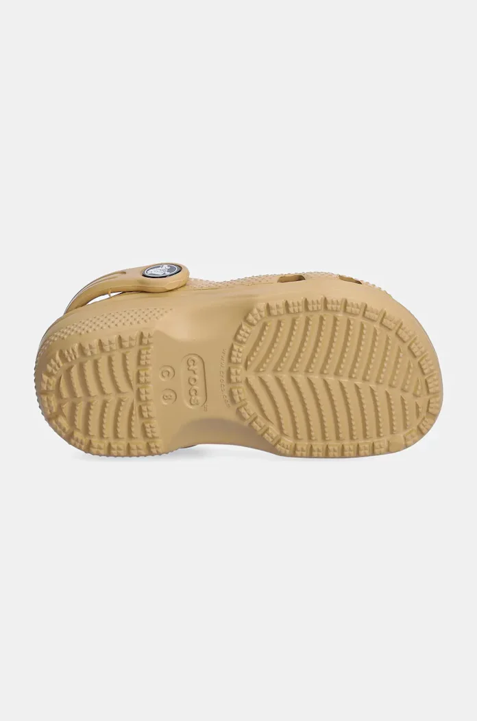 Crocs Детски чехли CLASSIC CLOG в бежово 206990