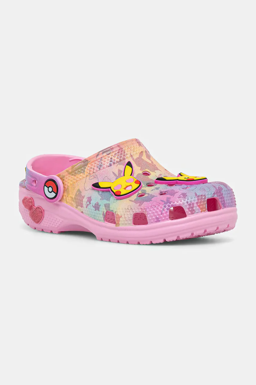 Crocs Детски чехли CLASSIC PIKACHU PINK CLOG