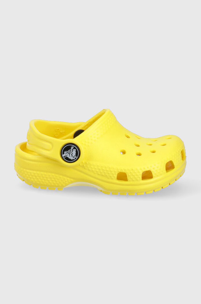 Crocs Детски чехли в жълто
