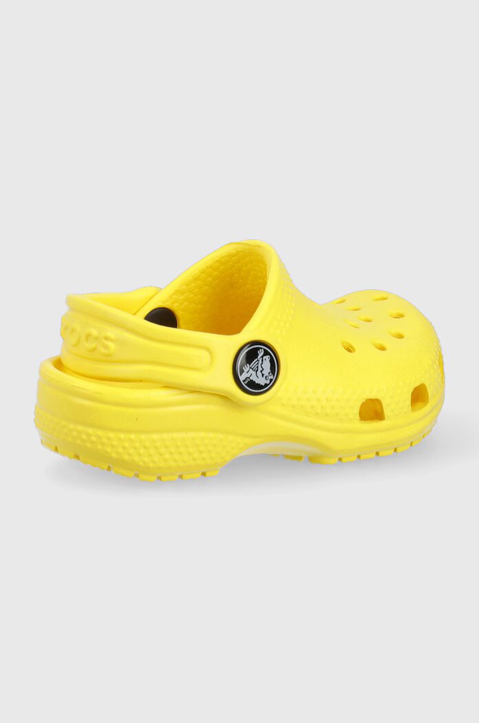 Crocs Детски чехли в жълто