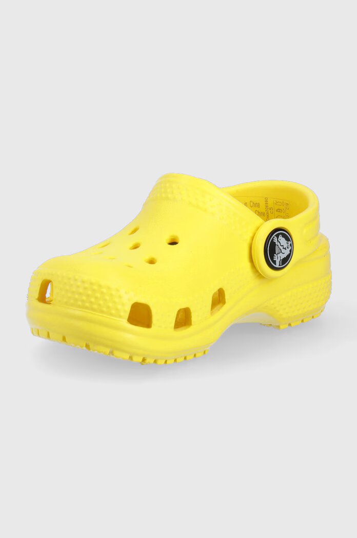 Crocs Детски чехли в жълто