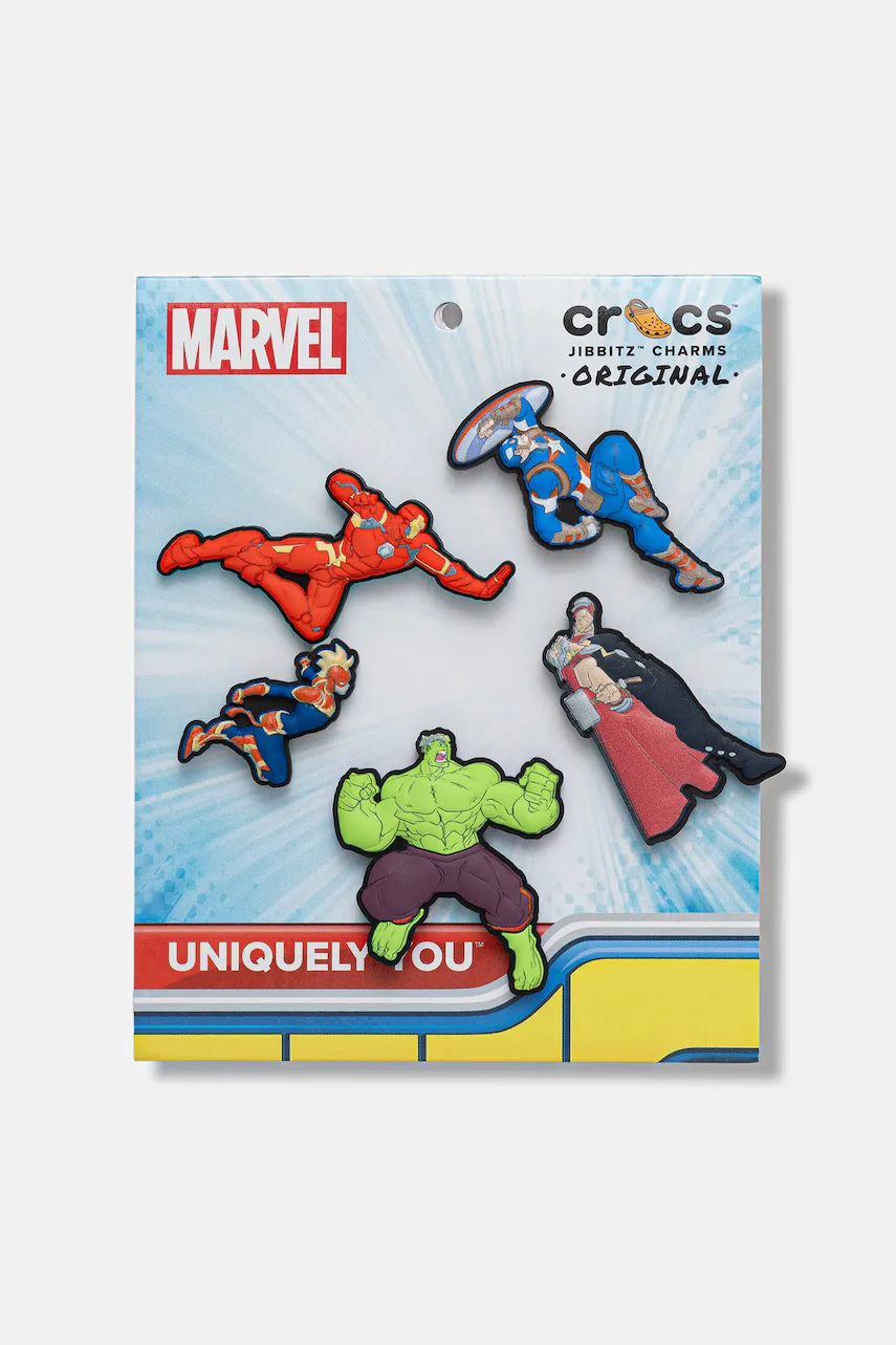 Crocs Детски значки за обувки Avengers Heroes 5PCk (5 броя)