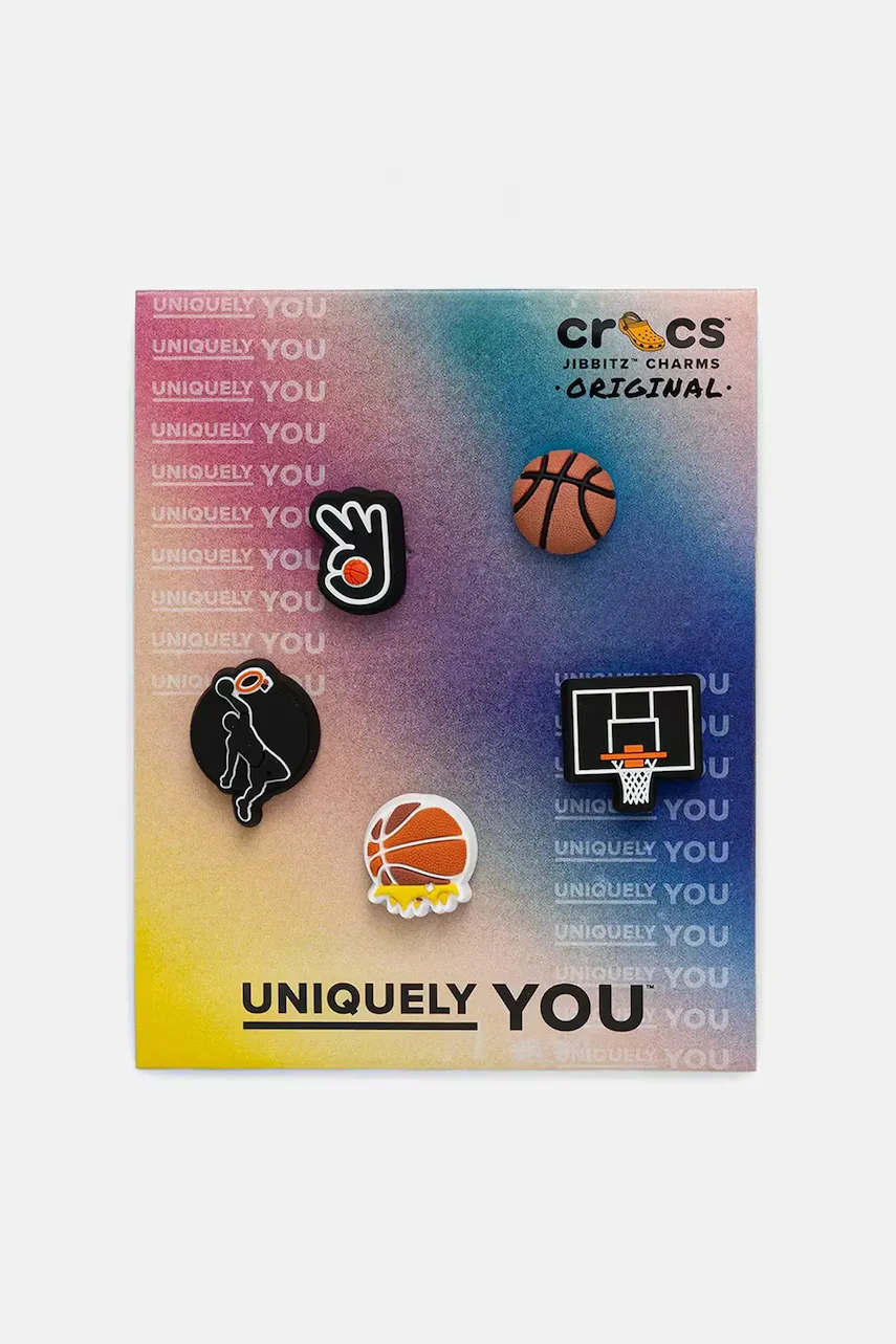 Crocs Детски значки за обувки Basketball Team 5 Pack (5 броя)