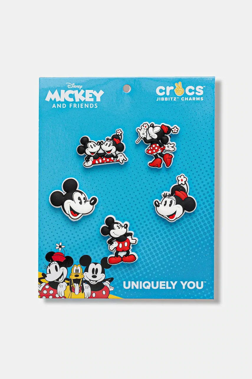 Crocs Детски значки за обувки Mickey and Minnie PVC 5Pck (5 броя)