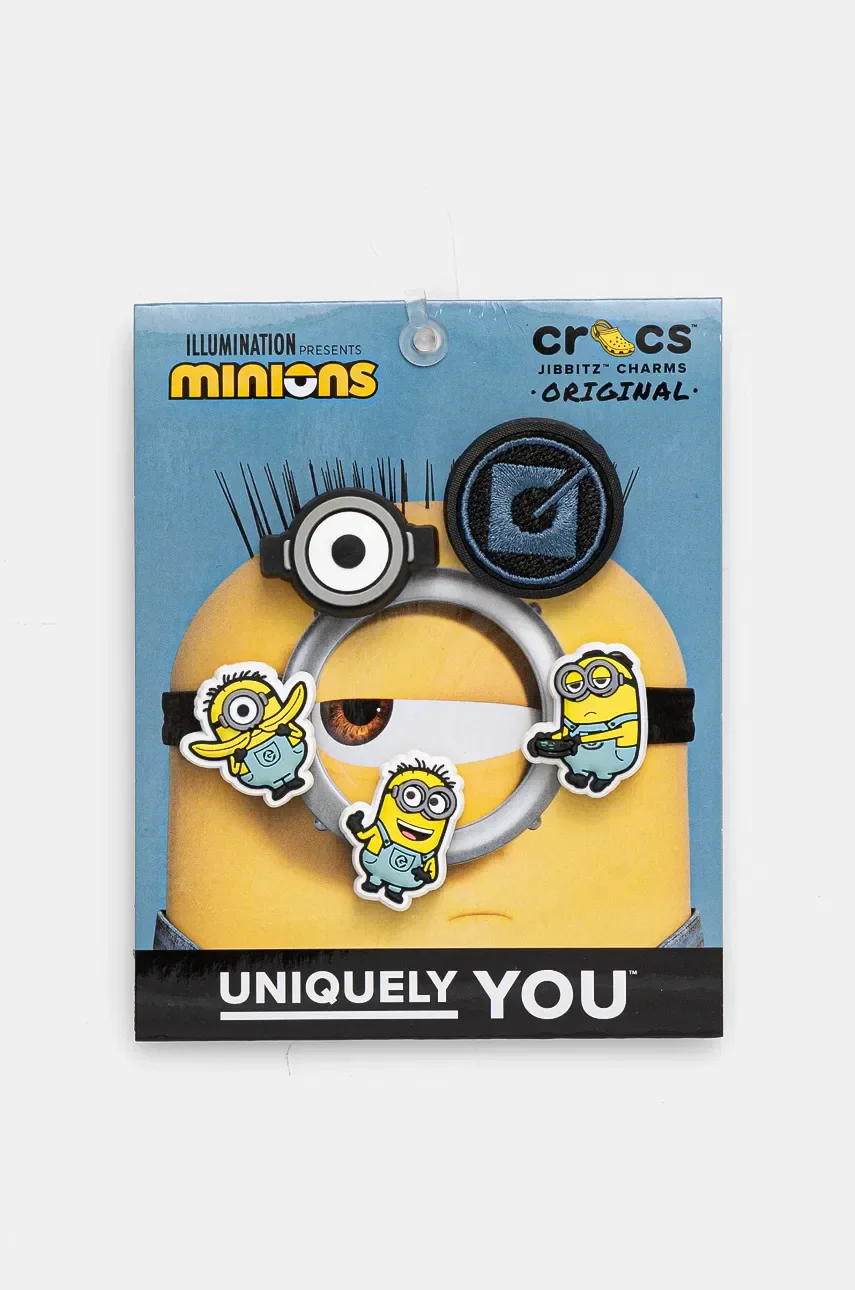 Crocs Детски значки за обувки Minions (5 броя)