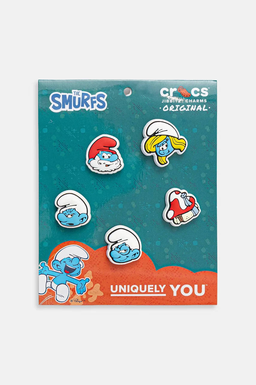 Crocs Детски значки за обувки Smurfs (5 броя)