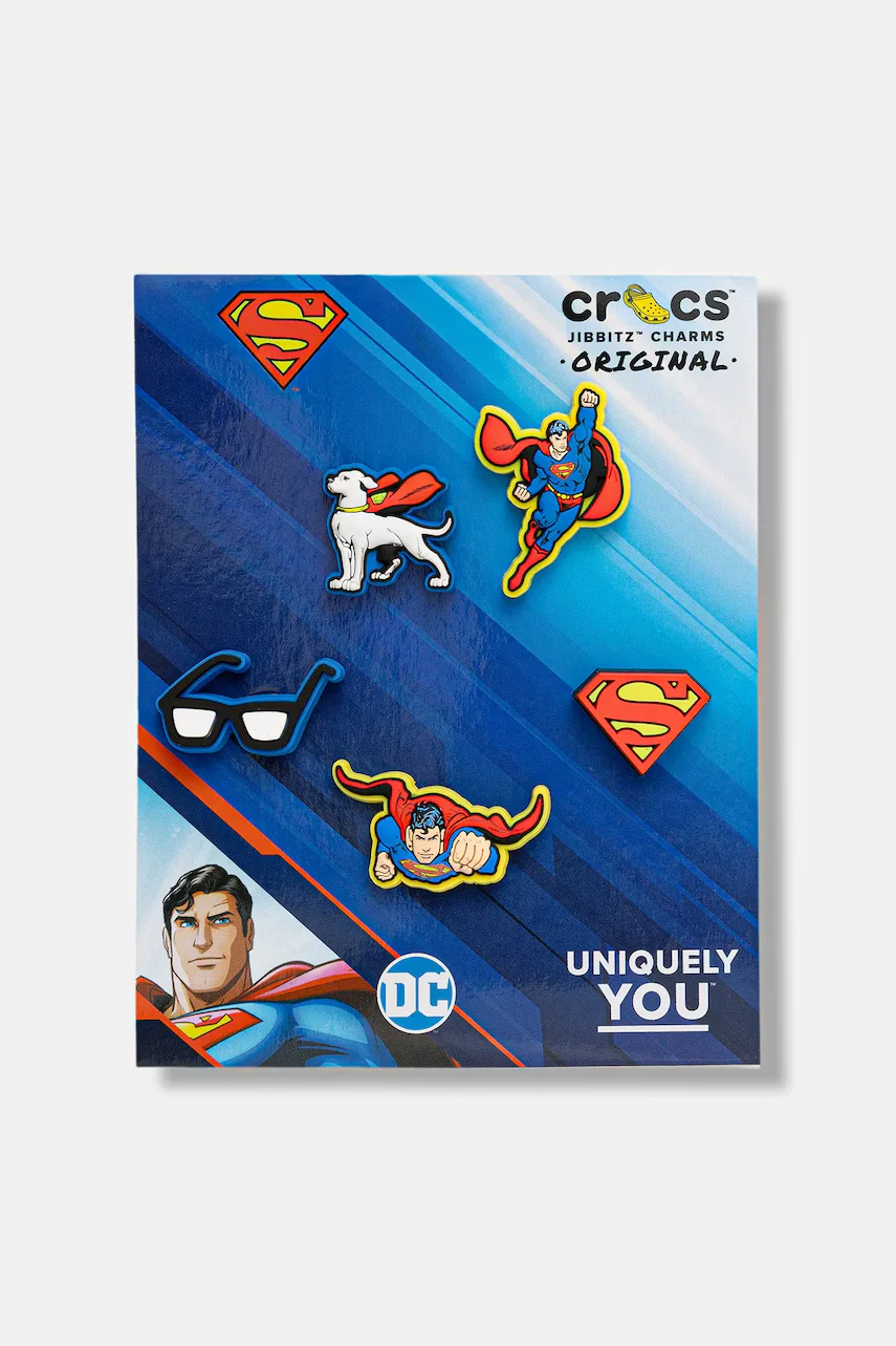 Crocs Детски значки за обувки Superman 5 Pck (5 броя)