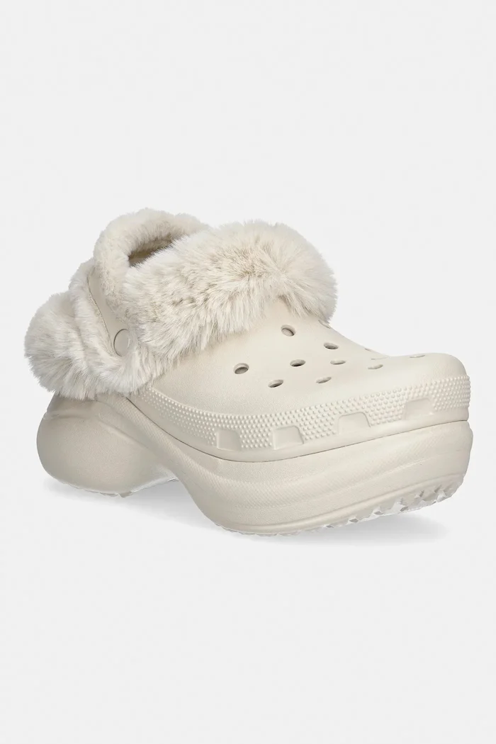 Crocs Пантофи Bae Lined Clog в бежово 211753