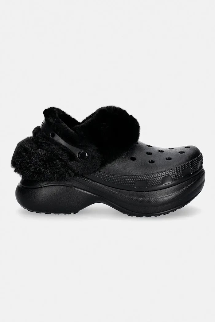 Crocs Пантофи Bae Lined Clog в черно 211753