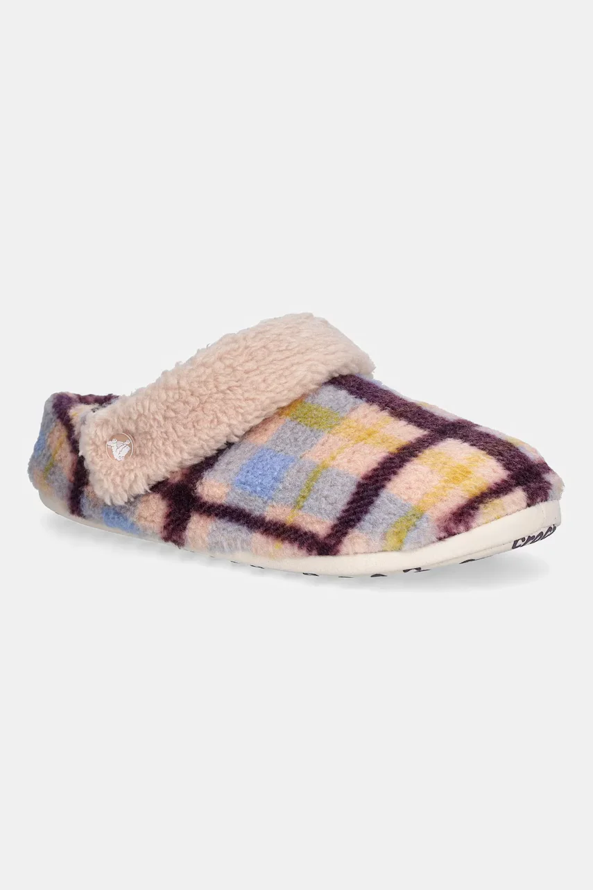 Crocs Пантофи Classic Cozzzy Plaid Slipper