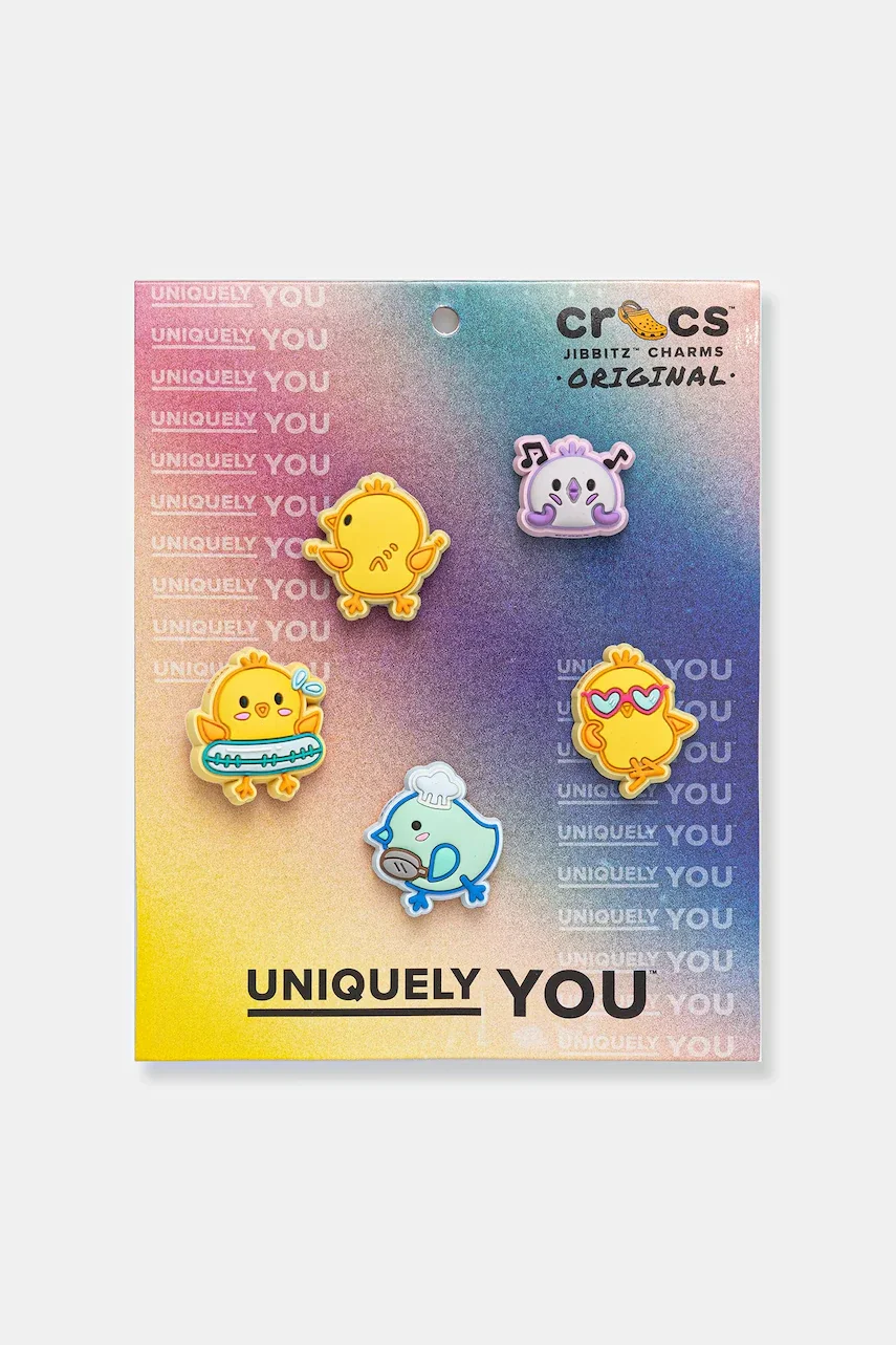 Crocs Значки за обувки Chicks Having Fun 5 Pack (5 броя)