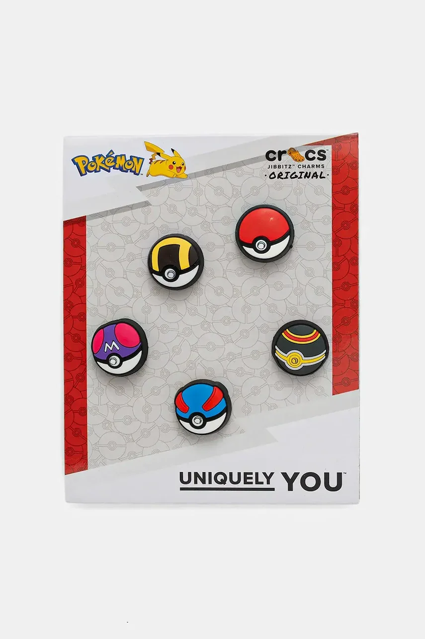 Crocs Значки за обувки Poke Ball (5 броя)
