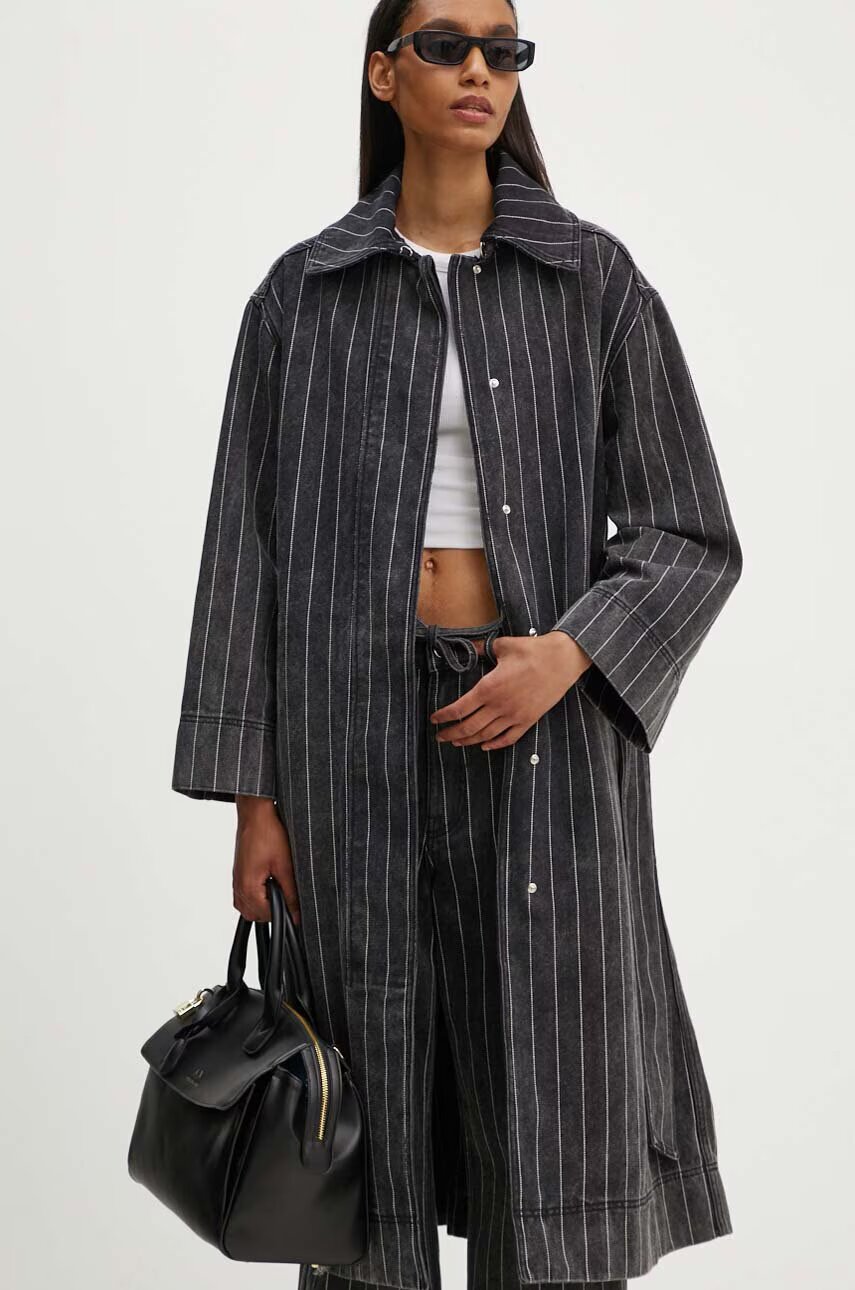 Day Birger et Mikkelsen Дънково палто Hobbes - Denim Stripes
