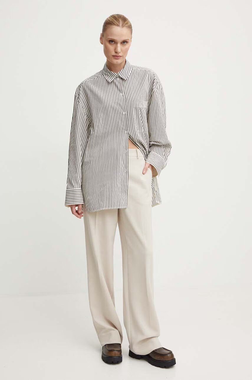 Day Birger et Mikkelsen Риза Tan - Daily Classic Stripe RD