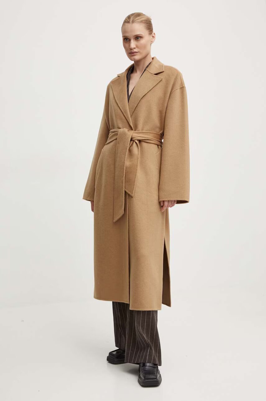 Day Birger et Mikkelsen Вълнено палто Wright - Double Faced Wool