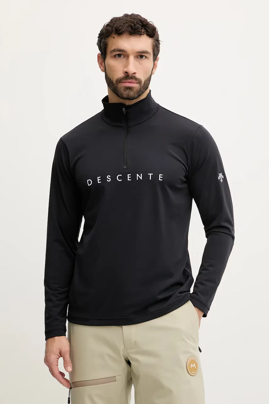 Descente Функционална блуза с дълги ръкави CHEST LOGO T-NECK