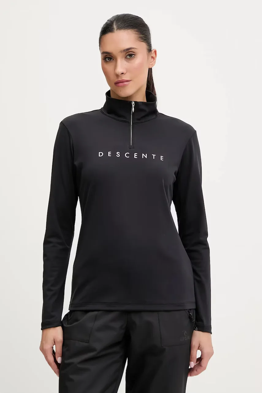 Descente Функционална блуза с дълги ръкави CHEST LOGO T-NECK