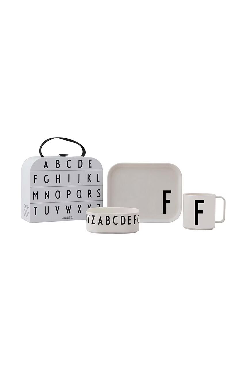 Design Letters Детски комплект за закуска Classics in a suitcase F (4 броя)