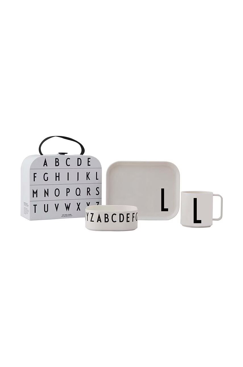 Design Letters Детски комплект за закуска Classics in a suitcase L (4 броя)