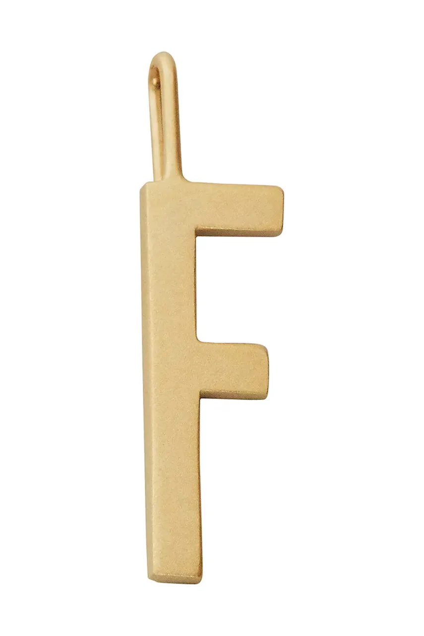 Design Letters Позлатена сребърна висулка