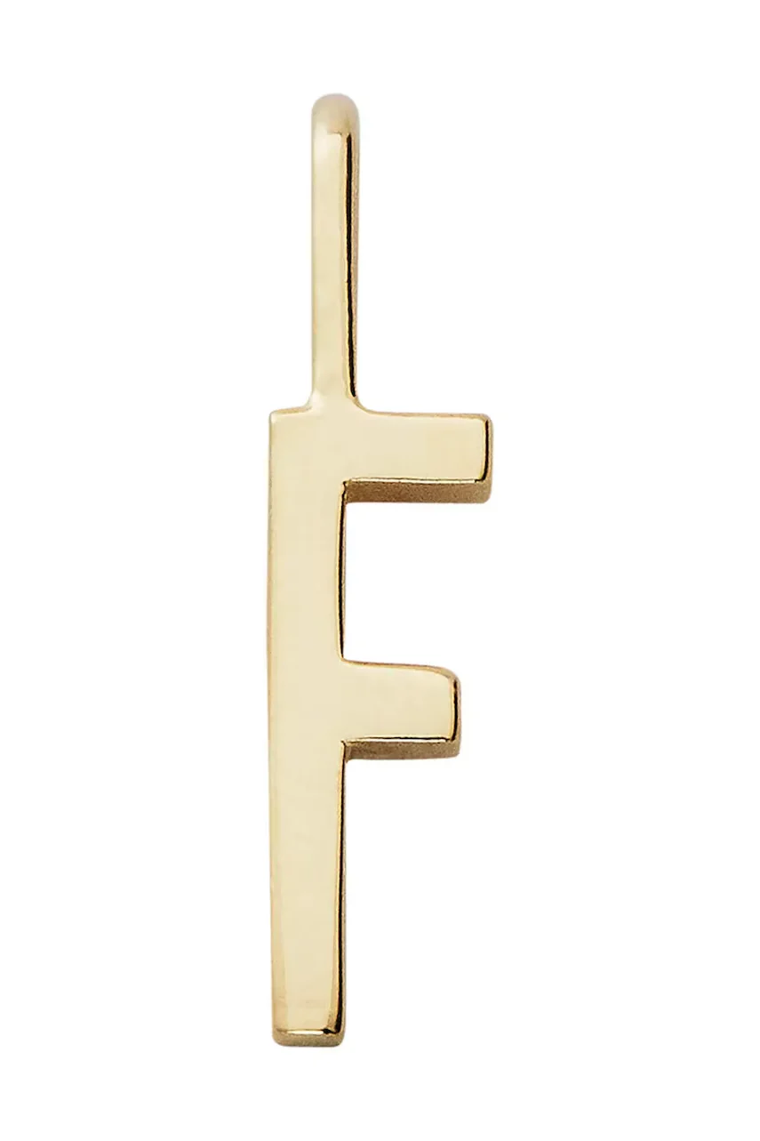 Design Letters Позлатена сребърна висулка