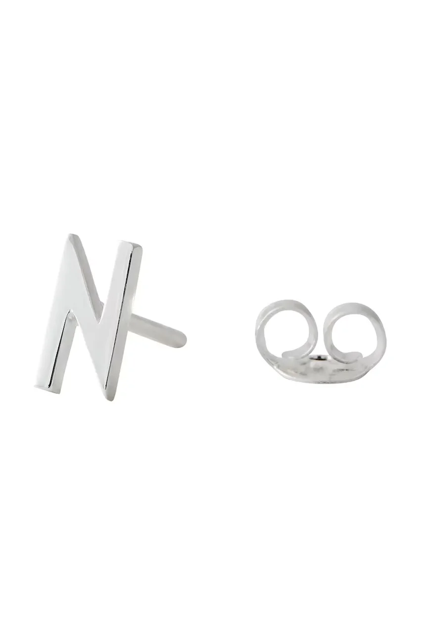 Design Letters Сребърна обица