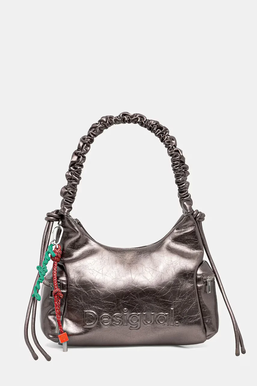 DESIGUAL Чанта HALF LOGO MONTVILLE DARK SI