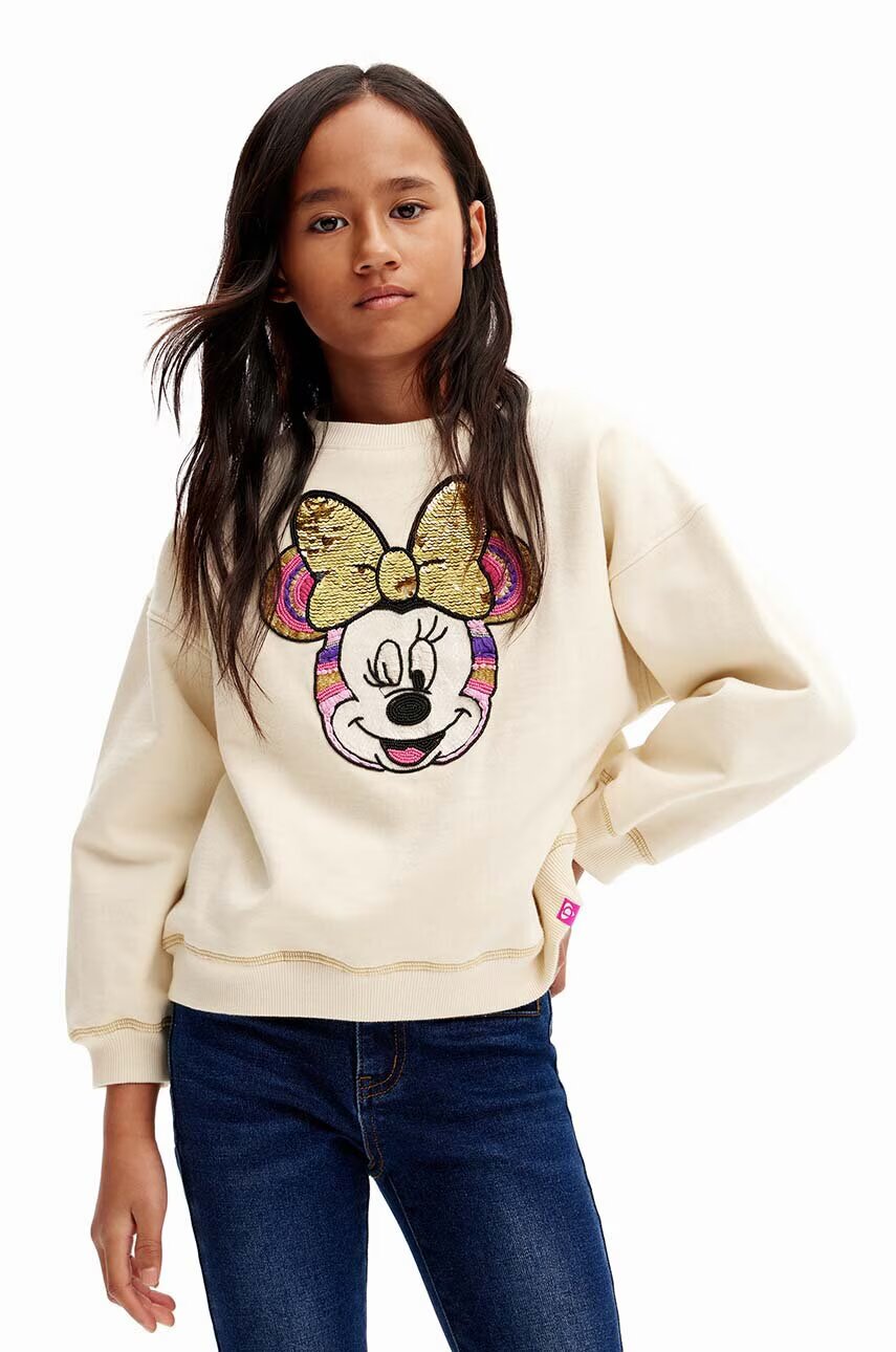 DESIGUAL Детски памучен суичър MICKEY MOUSE