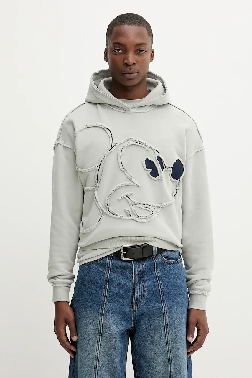 DESIGUAL Памучен суичър SHEFFIELD MICKEY