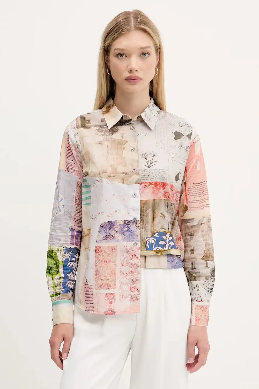 DESIGUAL Памучна риза PHOTOPOST
