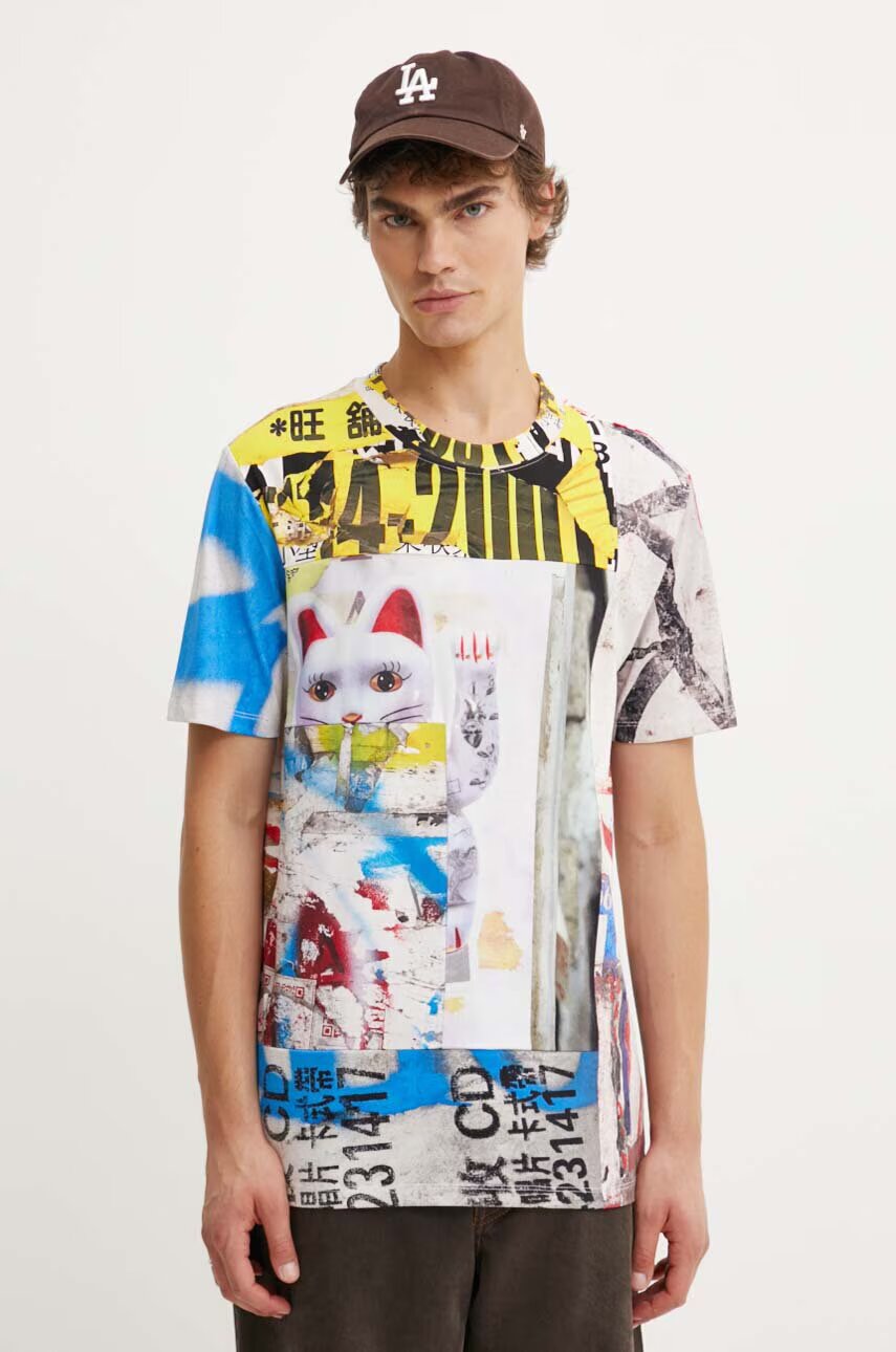 DESIGUAL Памучна тениска ASAF