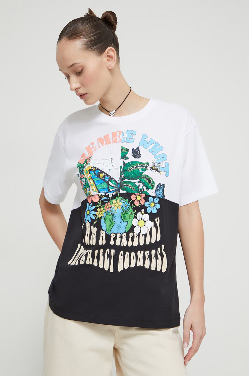 DESIGUAL Памучна тениска CANEL